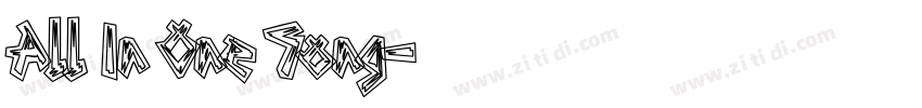 All In One Song字体转换